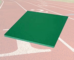 全塑型塑胶跑道材料
