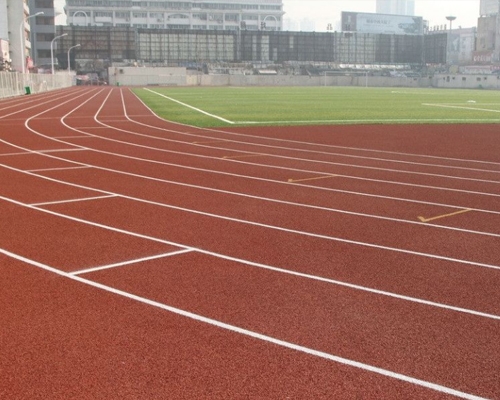 全塑型塑胶跑道